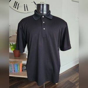 PGA Tour Men's Polo Golf Shirt – Size Large - Classic Black, Breathable  ⛳🏌️‍♂️